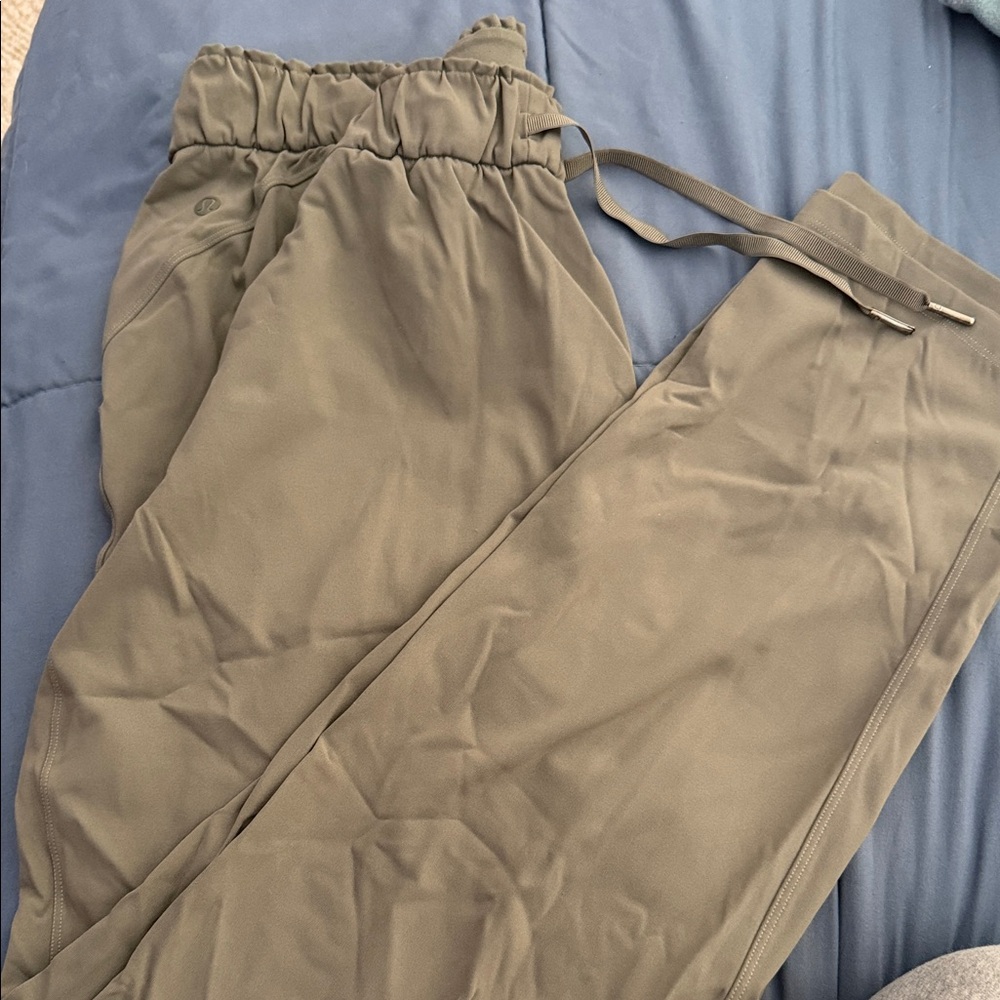 Lululemon Olive Green Drawstring Pants